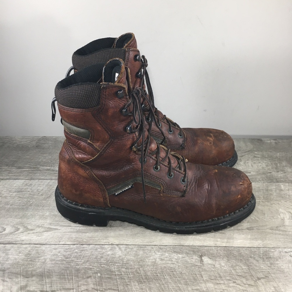 Red Wing 2238 Dynaforce Men's Leather Safety Toe Waterproof Supersole Boots 10.5
